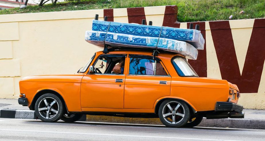 Mattress disposal by car