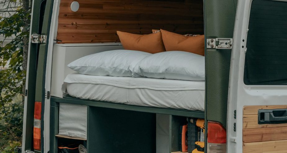 Thin mattresses are good for camper vans