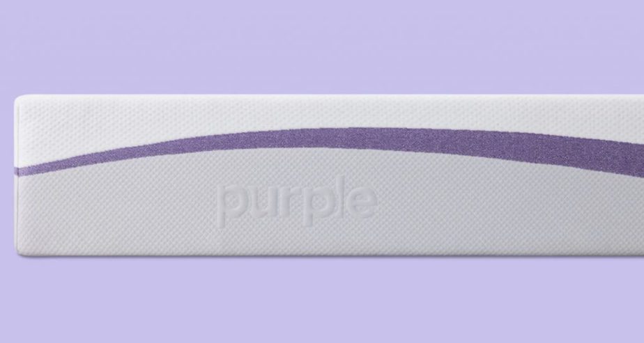 Purple mattress cover